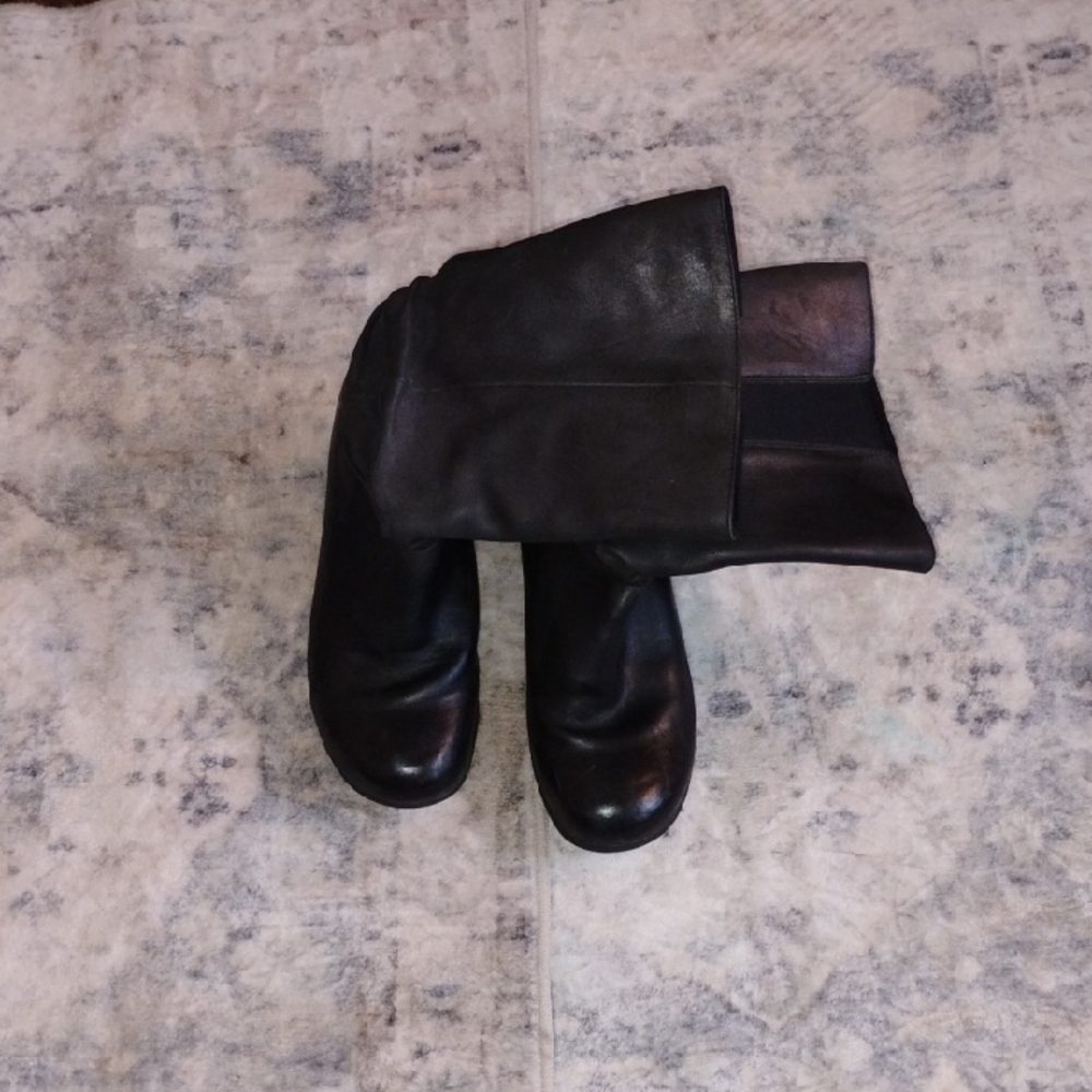 Black Leather Boots